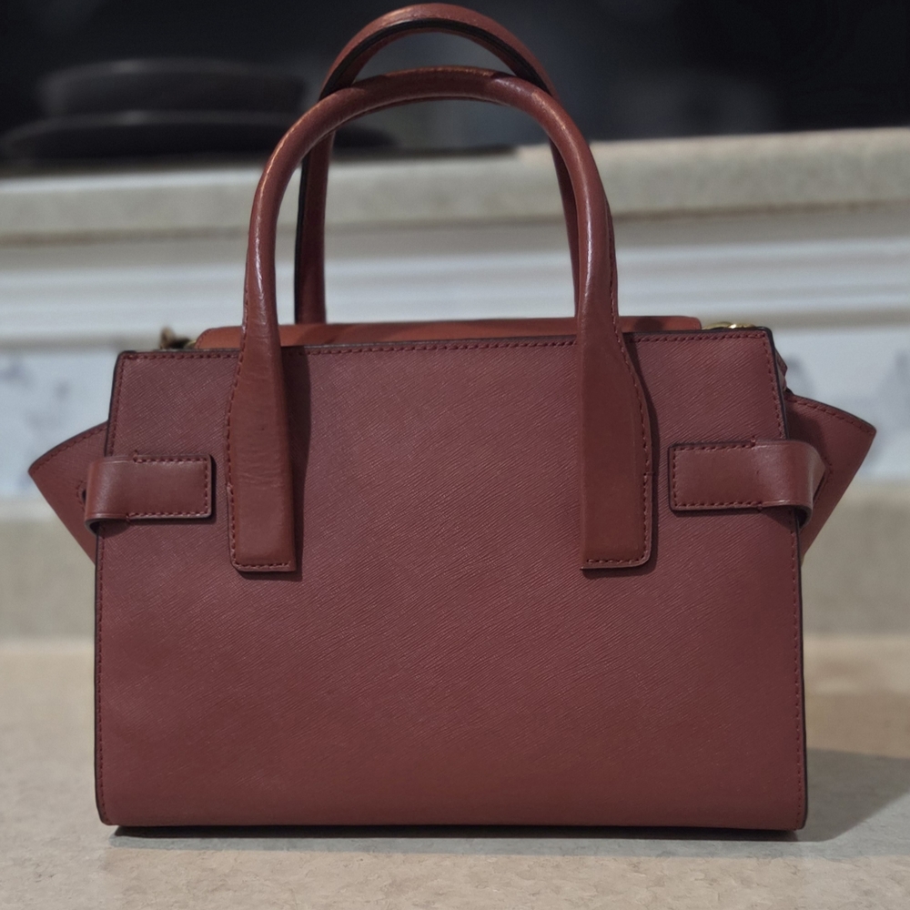 Michael Kors Patchwork Medium Satchel in Orange a… - image 2